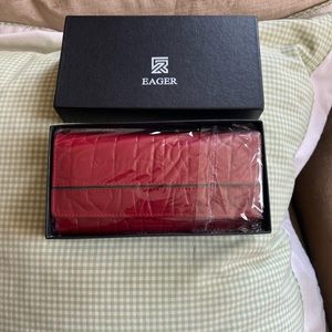New faux leather wallet
